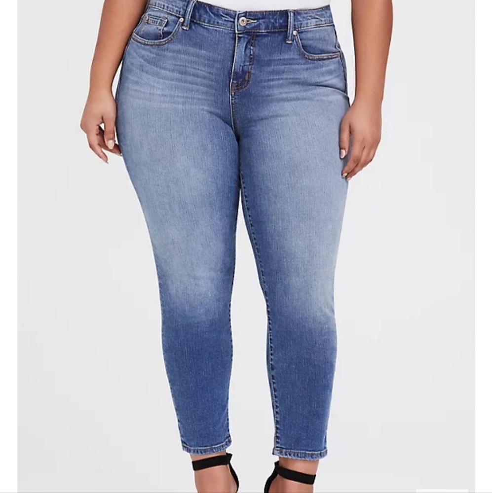 Torrid High Rise Blue Jeans with Modern Stretch